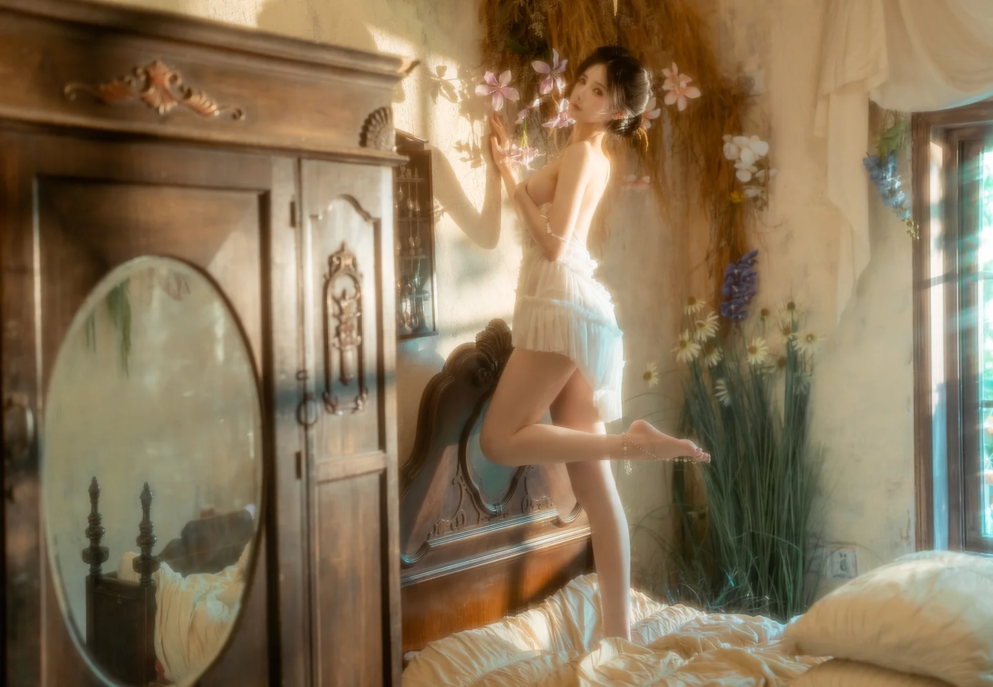 橙子喵酱&铁手叫兽_会员花絮_橙子小白裙_50P_1_11GB tg@simisebaisi 【丝足阁】008.webp